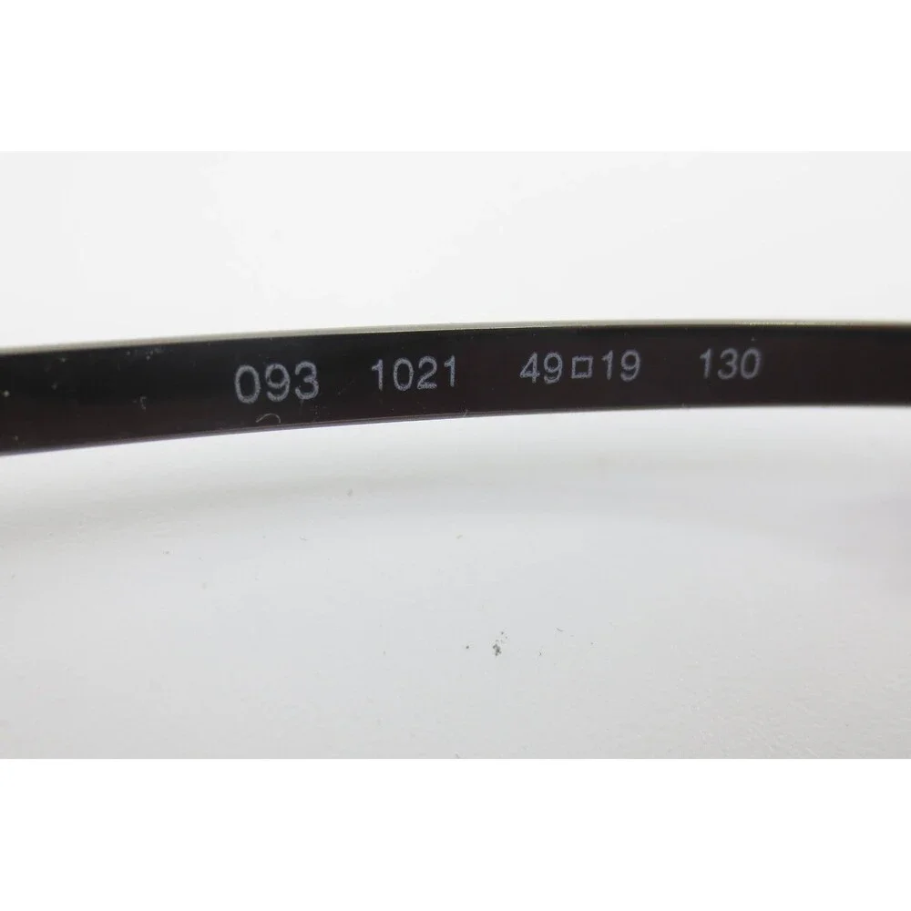 Emporio Armani 093 1021 Gunmetal Bronze Oval Eyeglasses Frames 49-19-130